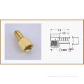 Chrome Plated Brass Barb Fitting / Brass Nipple Fittings For Pex Pipe
